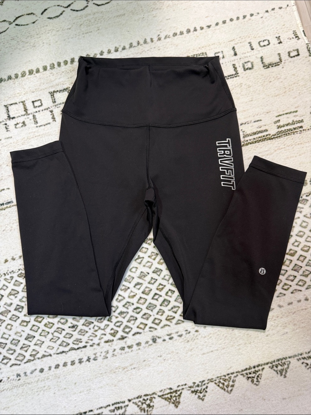 lululemon athletica Kids Black High-Rise Active Leggings with TRVFIT Detail